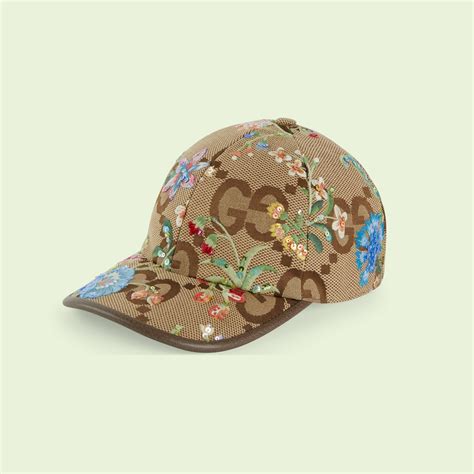 casquette gucci jumbo fleur